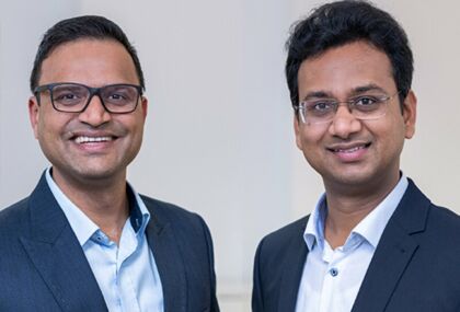 Wollen die Welt nachhaltiger machen, Suhas Patel und Rahul Prajapat (von links).