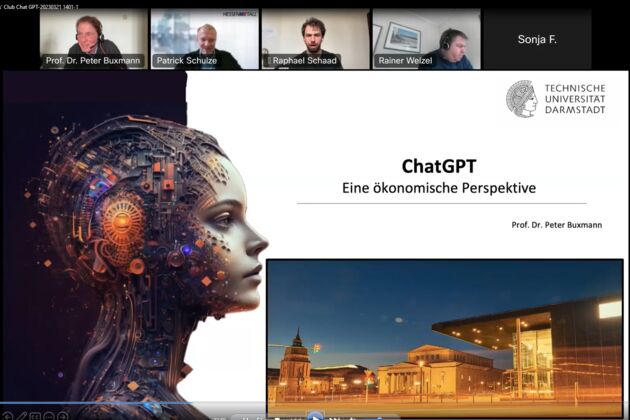Prof. Dr. Peter Buxmann, TU Darmstadt, referiert zu ChatGPT im Communicators' Club